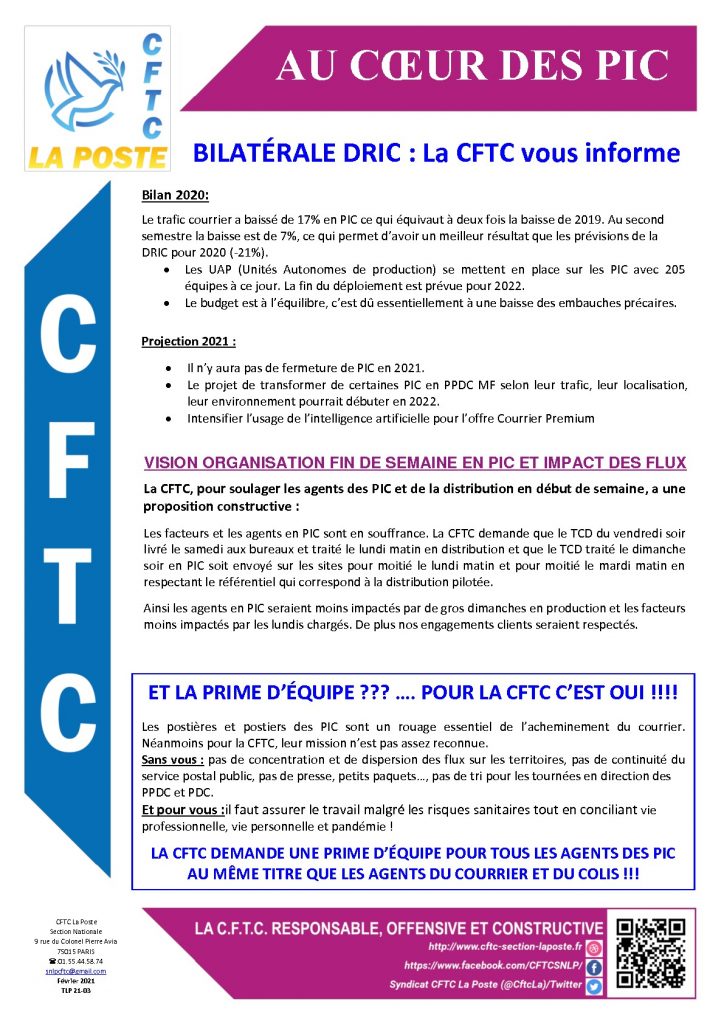 La poste vous informe 