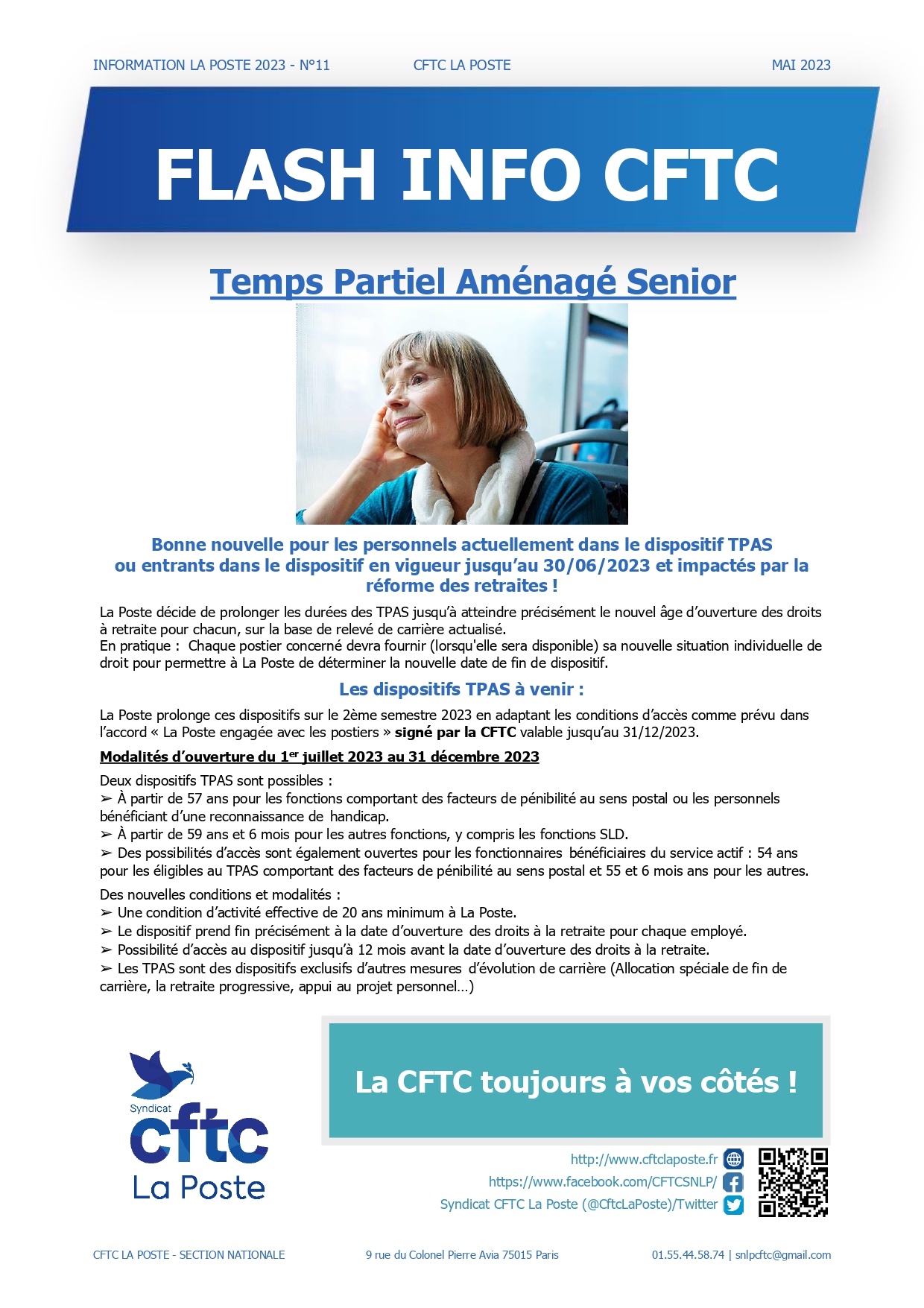 TPAS CFTC LA POSTE